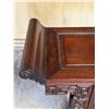 Image 10 : Carved Wooden Entry Table w/ Scrolled Ends 49" x 14" x 33"H