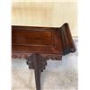 Image 11 : Carved Wooden Entry Table w/ Scrolled Ends 49" x 14" x 33"H