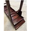 Image 9 : Carved Wooden Entry Table w/ Scrolled Ends 49" x 14" x 33"H