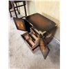 Image 6 : Wooden Asian Tansu-Style Cabinet w/ 2 Doors 