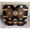 Image 1 : Wooden Asian Tansu-Style Cabinet w/ 2 Doors 