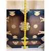 Image 9 : Wooden Asian Tansu-Style Cabinet w/ 2 Doors 