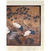 Image 3 : Large Cranes on the River Artwork by B. Joseph 63" x 51", Framed