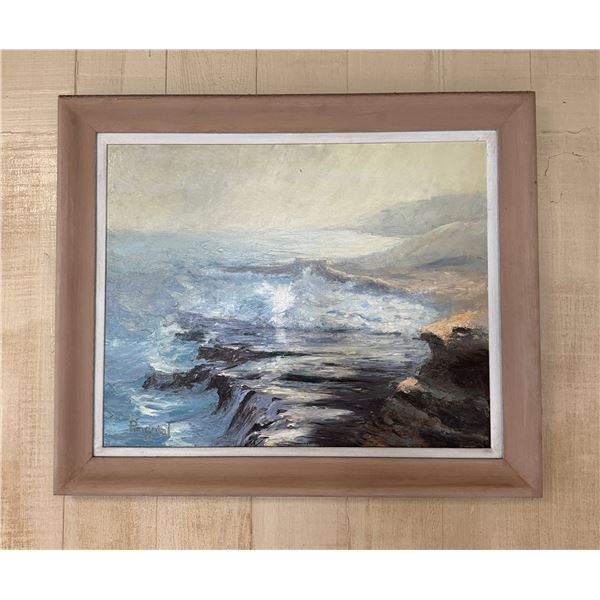 Ocean Artwork 30" x 24", Framed