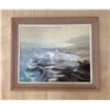 Image 1 : Ocean Artwork 30" x 24", Framed