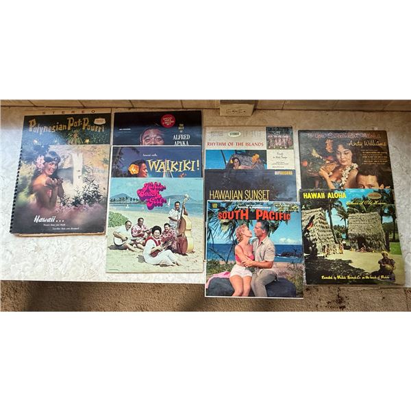 Multiple Hawaiian Books & Records