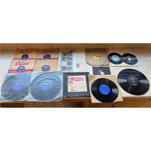Multiple Vintage Vinyl Records LP & 45's