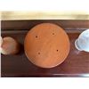 Image 5 : Wooden Hurricane Lamp & 2 Candle Holders, Misc Sizes