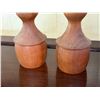 Image 7 : Wooden Hurricane Lamp & 2 Candle Holders, Misc Sizes