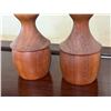 Image 8 : Wooden Hurricane Lamp & 2 Candle Holders, Misc Sizes