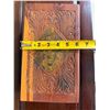 Image 10 : Carved Wooden Box w/ Hinged Lid 11" x 6" x 4"H