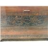 Image 14 : Carved Wooden Chest w/ Hinged Lid Made in Hong Kong 40" x 21" x 23"H