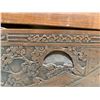 Image 16 : Carved Wooden Chest w/ Hinged Lid Made in Hong Kong 40" x 21" x 23"H