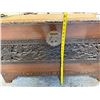 Image 19 : Carved Wooden Chest w/ Hinged Lid Made in Hong Kong 40" x 21" x 23"H