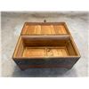 Image 3 : Carved Wooden Chest w/ Hinged Lid Made in Hong Kong 40" x 21" x 23"H