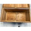 Image 6 : Carved Wooden Chest w/ Hinged Lid Made in Hong Kong 40" x 21" x 23"H