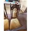 Image 10 : Oval Wooden Dining Table w/ Leaf Extension 80" x 44" x 30"H  & 8 Chairs 18" x 45"H