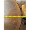 Image 15 : Oval Wooden Dining Table w/ Leaf Extension 80" x 44" x 30"H  & 8 Chairs 18" x 45"H