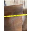 Image 16 : Oval Wooden Dining Table w/ Leaf Extension 80" x 44" x 30"H  & 8 Chairs 18" x 45"H