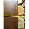 Image 17 : Oval Wooden Dining Table w/ Leaf Extension 80" x 44" x 30"H  & 8 Chairs 18" x 45"H