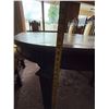 Image 18 : Oval Wooden Dining Table w/ Leaf Extension 80" x 44" x 30"H  & 8 Chairs 18" x 45"H