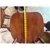 Image 8 : Qty 3 Wooden Bar-Height Chairs w/ Footrests 18" x 15" x 41"H
