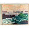 Image 2 : Ocean Artwork Copy of Lional Waldens Laie 25" x 21", Framed