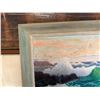 Image 3 : Ocean Artwork Copy of Lional Waldens Laie 25" x 21", Framed