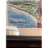 Image 3 : Molokai Mule Trail to Kalaupapa Artwork by Guy Buffet (?) 15.5" x 15", Framed
