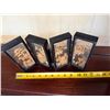 Image 4 : Asian 4-Panel Cork Diorama Folding Screen Approx 12"L x 7.5"H