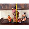 Image 9 : Qty 3 Asian Figurines on Stands, Misc Sizes