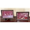 Image 1 : Qty 2 Asian Shell Pictures Offered by T.Y. Chang 11" x 8", Framed