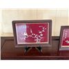 Image 2 : Qty 2 Asian Shell Pictures Offered by T.Y. Chang 11" x 8", Framed