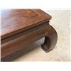 Image 5 : Low Wooden Table w/ Curved Legs 42" x 42" x 15"H