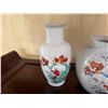 Image 2 : Qty 3 Asian Floral Vases Made in Taiwan, Misc Sizes