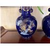 Image 2 : Qty 3 Asian Floral Vases w/ Artificial Flowers, Misc Sizes