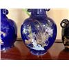 Image 4 : Qty 3 Asian Floral Vases w/ Artificial Flowers, Misc Sizes