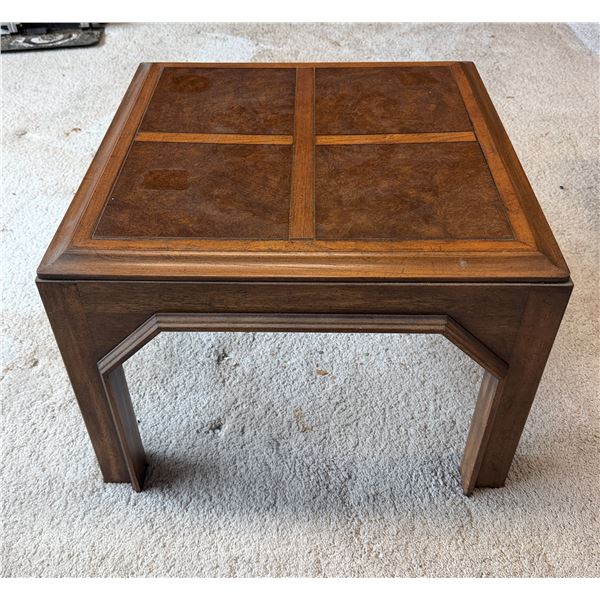 Low Wooden Table 27" x 27" x 20"H