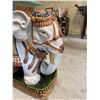 Image 5 : Ceramic White Elephant Plant Stand 18" x 8" x 22"H
