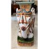 Image 2 : Ceramic White Elephant Plant Stand 18" x 9" x 22"H