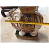 Image 6 : Ceramic White Elephant Plant Stand 18" x 9" x 22"H