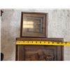 Image 11 : Set of 4 Carved Wooden Nesting Tables 18" x 13" x 26" (largest)