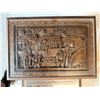 Image 3 : Set of 4 Carved Wooden Nesting Tables 18" x 13" x 26" (largest)