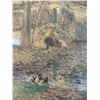 Image 3 : Landscape Artwork by Pissarro (?) 20" x 26", Framed