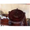 Image 7 : Wooden Plant Stand, 3 Vases, Pitcher & Clock, Misc Sizes