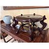 Image 8 : Wooden Plant Stand, 3 Vases, Pitcher & Clock, Misc Sizes