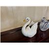 Image 2 : Qty 2 Swan Figure Bowls, Misc Sizes