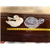 Image 8 : Qty 2 Swan Figure Bowls, Misc Sizes