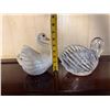 Image 9 : Qty 2 Swan Figure Bowls, Misc Sizes
