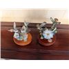 Image 2 : Qty 2 Heritage House Forever in Love Hummingbird Music Boxes